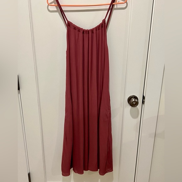 Aritzia Wilfred Dress Red Wine Burgundy. Size XXS Women’s - Picture 1 of 3